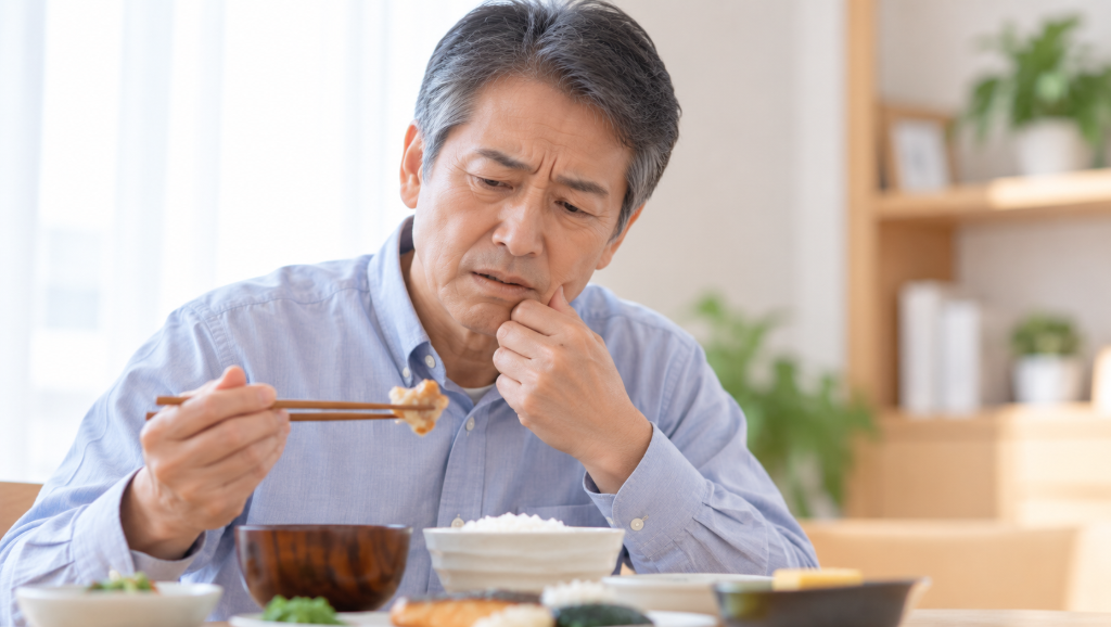 入れ歯が合わない・しっかり噛めない